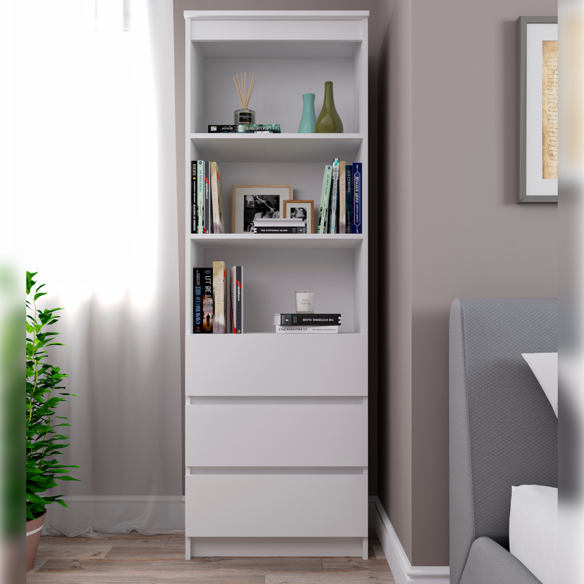 Мори Стеллаж МСТ 600.3 Белый